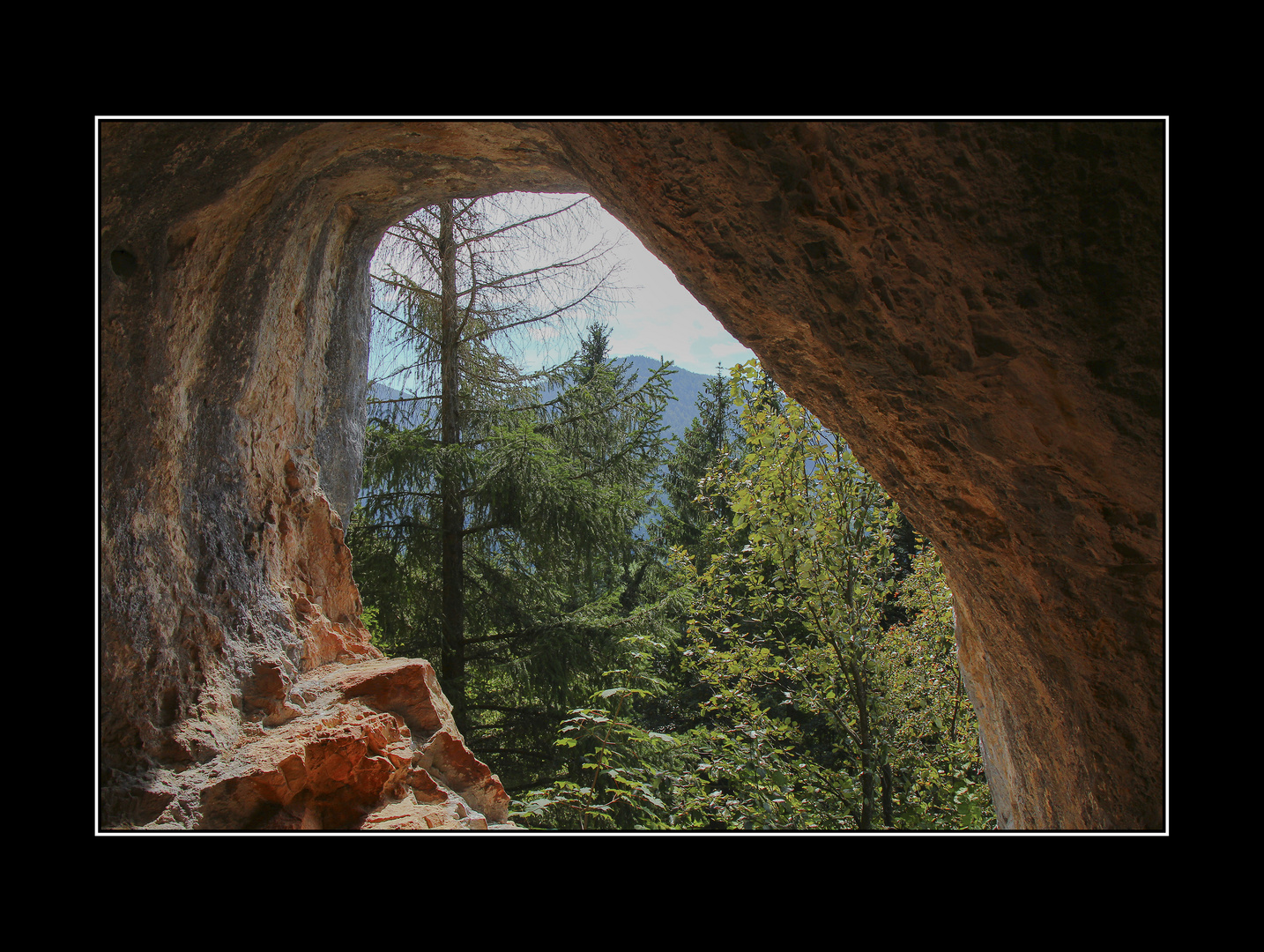 3 Blick aus der Höhle