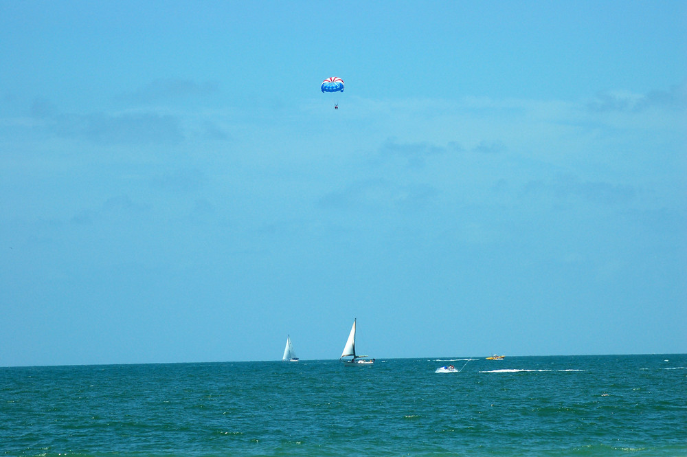 3 Boats a Jetski and Parasailer