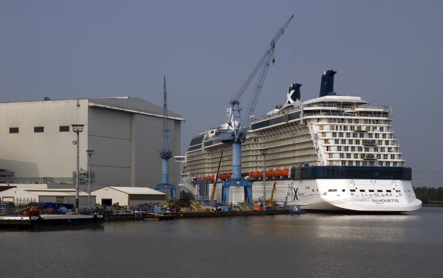 3 Cruisschip de Silhouette Celebrity X Cruises