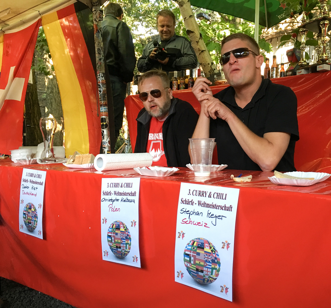 3. Curry & Chili SchärfeWeltmeisterschaft, 2. Oktober 2016 in Berlin