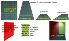 3-D-Raum mit Fliesen - aber wie kommt das Licht da rein ...