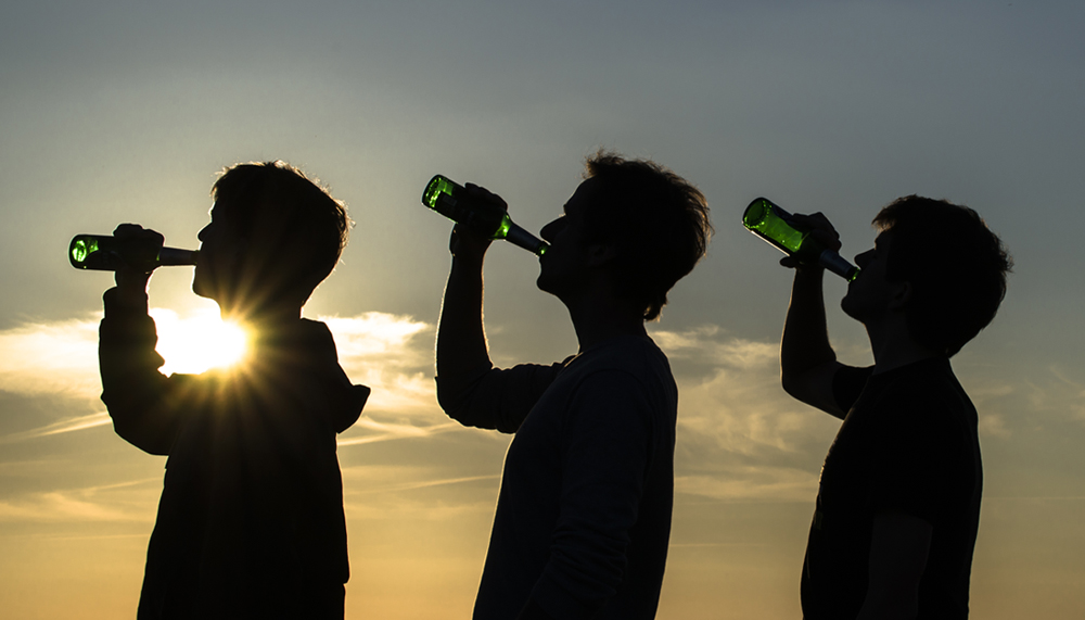 3 Freunde am Vatertag