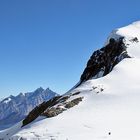 3 gestaffelte Ebenen und alle im Bereich des europäischen Daches jenseits der 4000 Meter