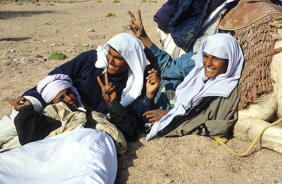 3 junge Beduinen