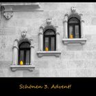 3 Kerzen zum 3. Advent