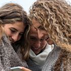 3 Ladies with curly hair