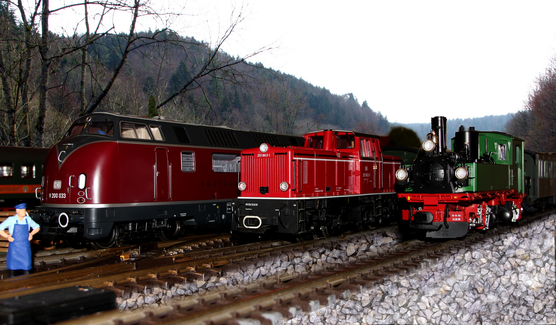 3 LGB Lokomotiven