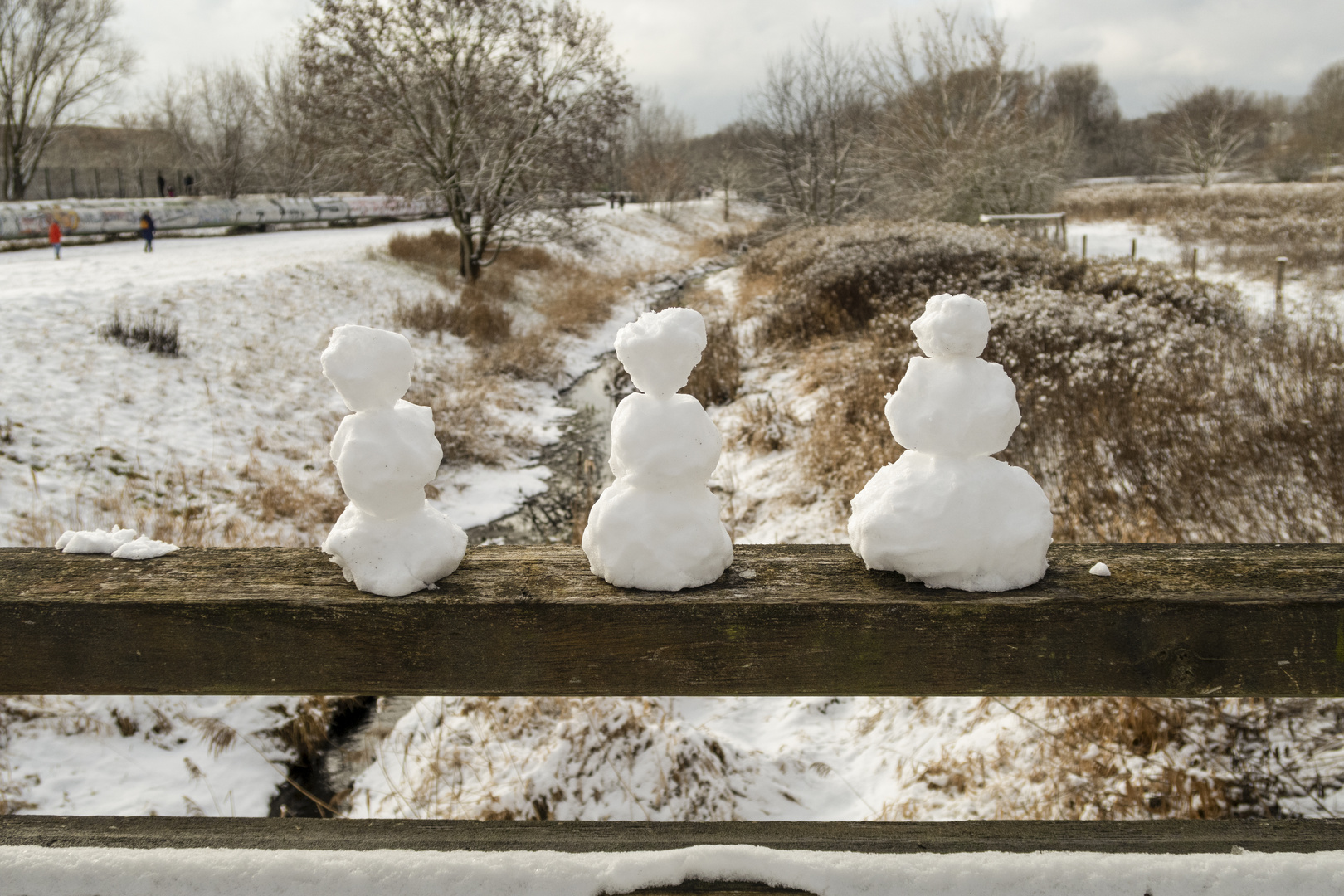 3 Männer im Schnee 