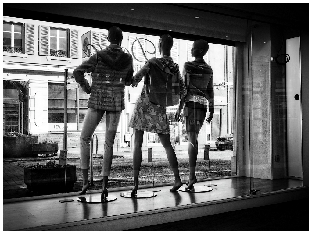 3 mannequins en week-end