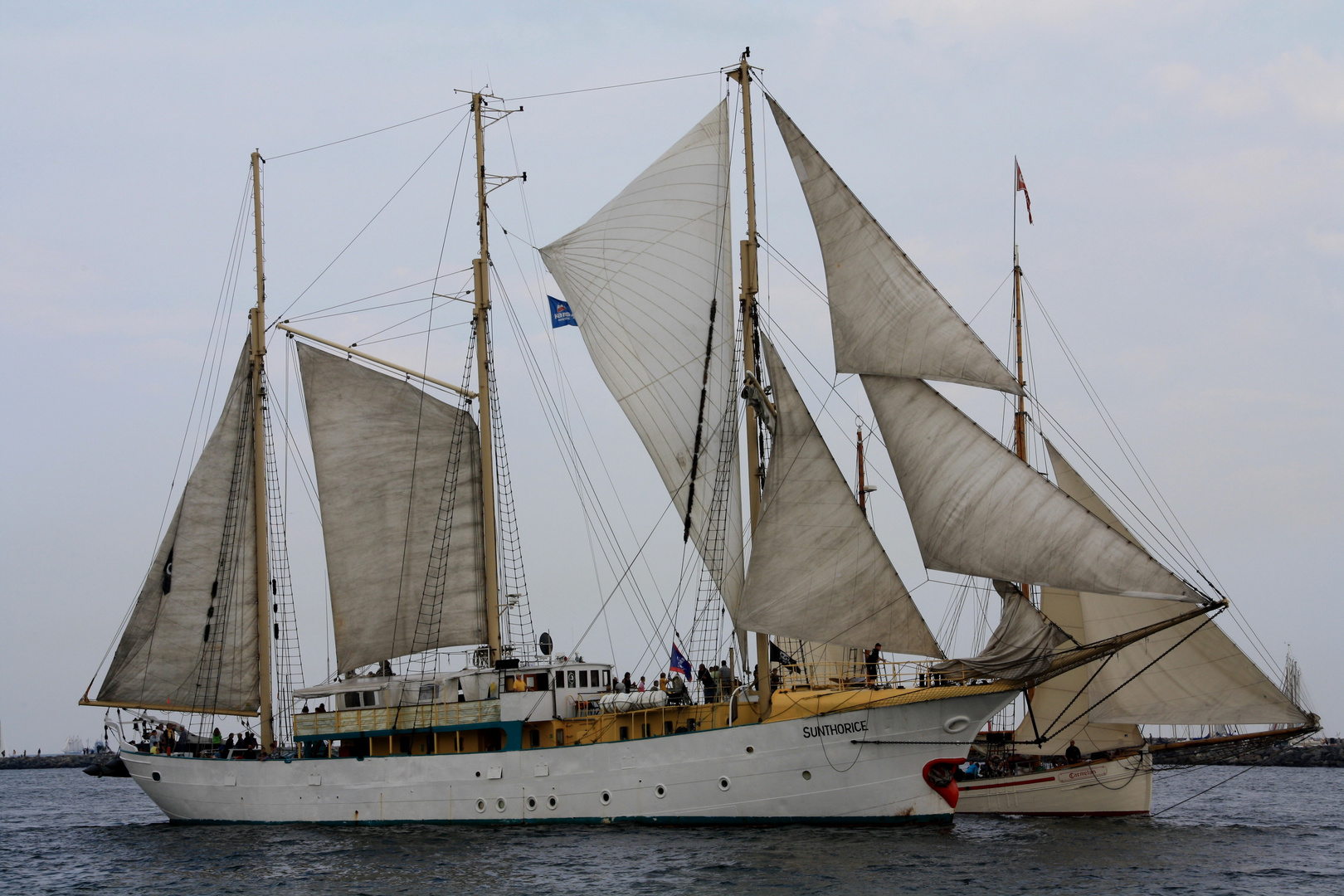 3-Master auf der Hanse-Sail 2010