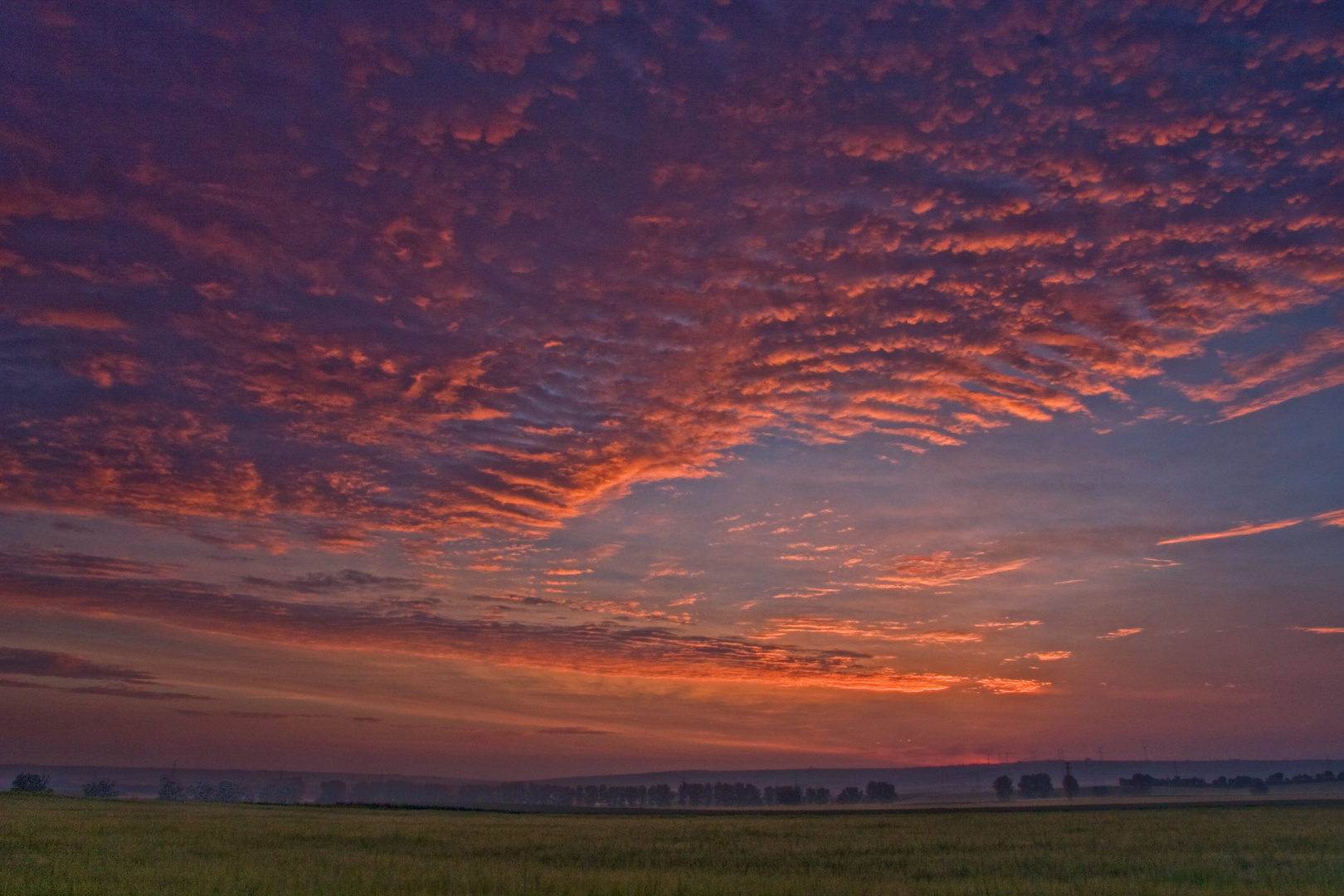 3 Min. vor Sonnenaufgang