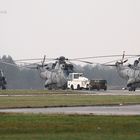 3 Sea Kings bereit zum Abflug