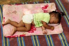 3) Siesta on the sidewalk in Luang Prabang Laos, Bless her soul. Story within!!!