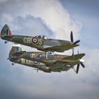 3 * Spitfire - Flying Legends - Duxford - 1 July 2012