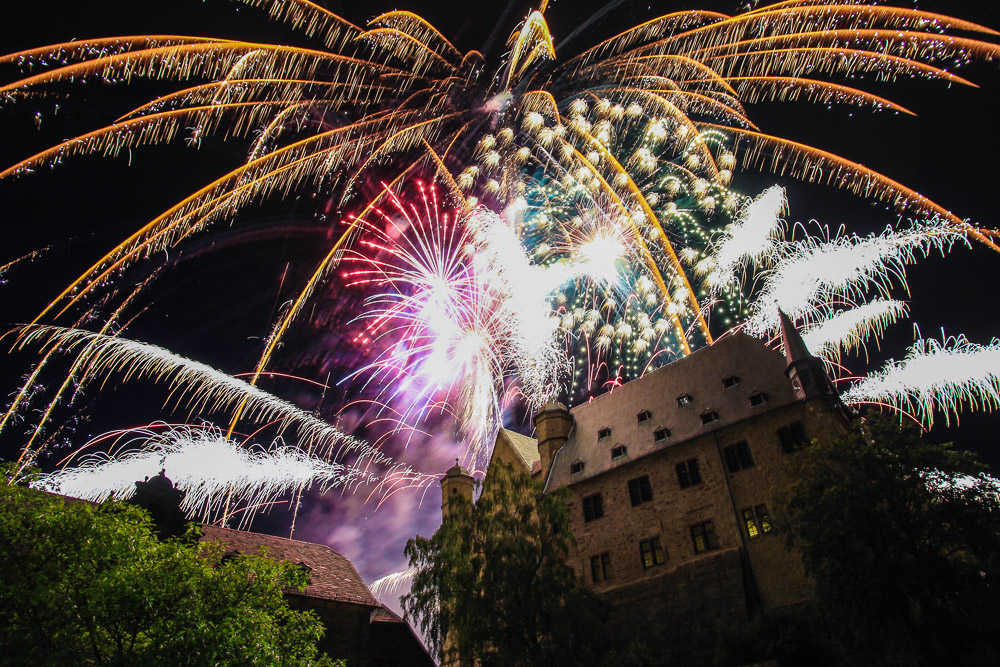 3 Tage Marburg, Feuerwerk am Schloss