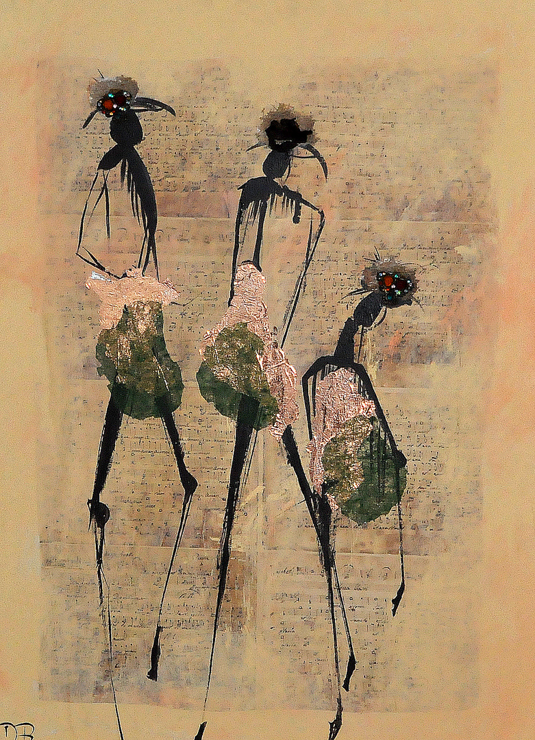 3 tanzende Gestalten