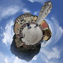 3 x ein Biker in Riva del Garda