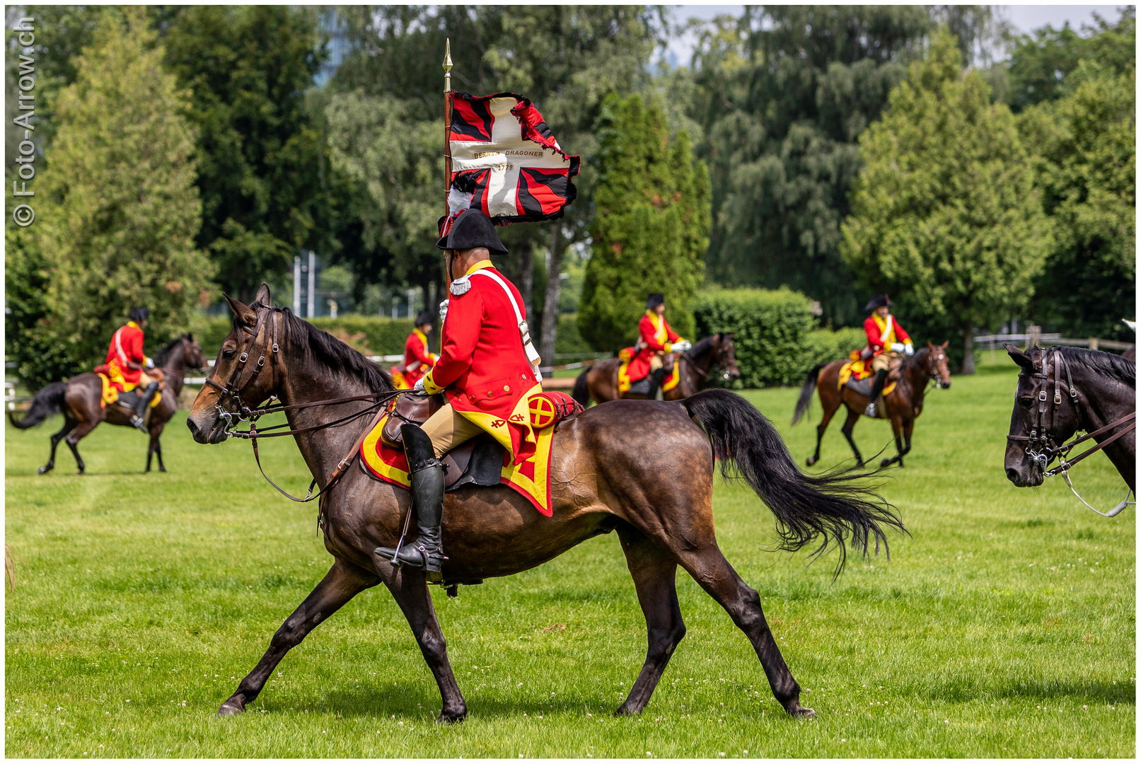 30-jähriges Jubiläum der Berner Dragoner 1779 