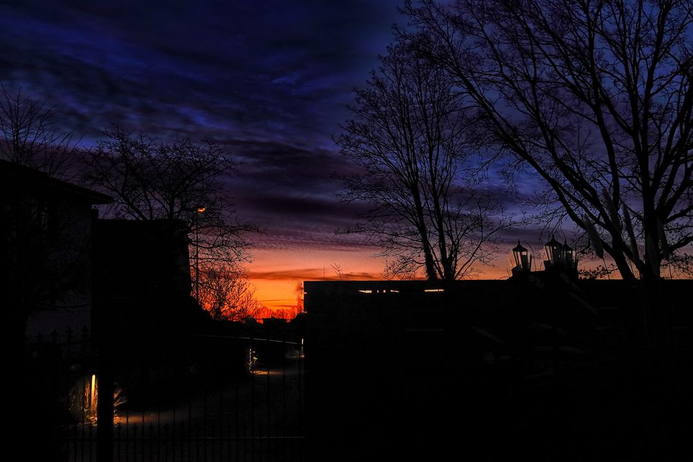 30 Minuten vor Sonnenaufgang