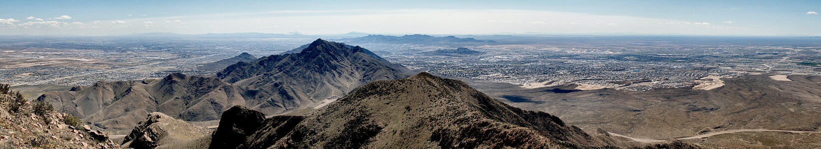 3000 ft above the city