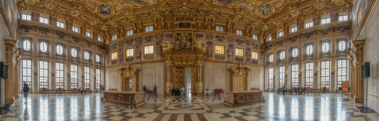 3010Q-12Q Goldener Saal Rathaus Augsburg Panorama