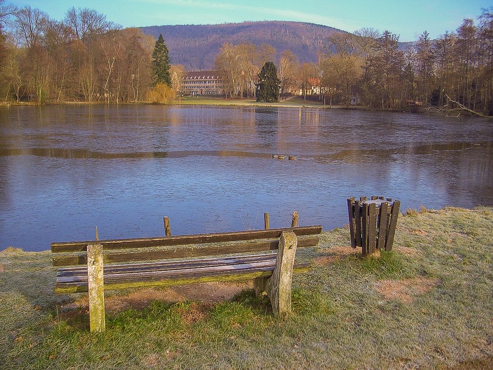 Seegarten in Amorbach von Wolfgang Kuhlen