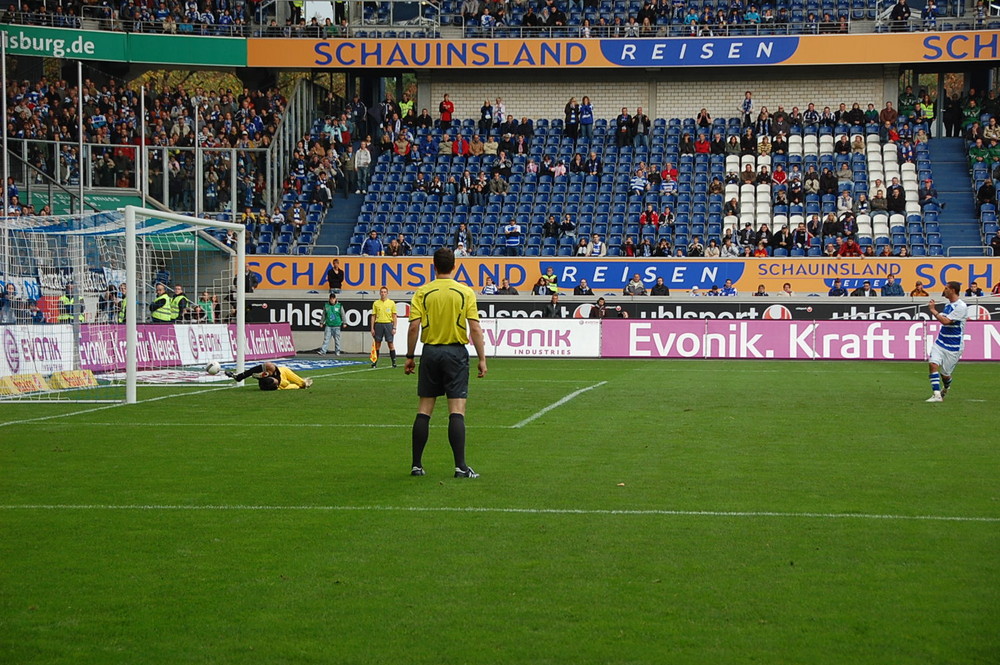 3:1 durch Tararache für den MSV Duisburg