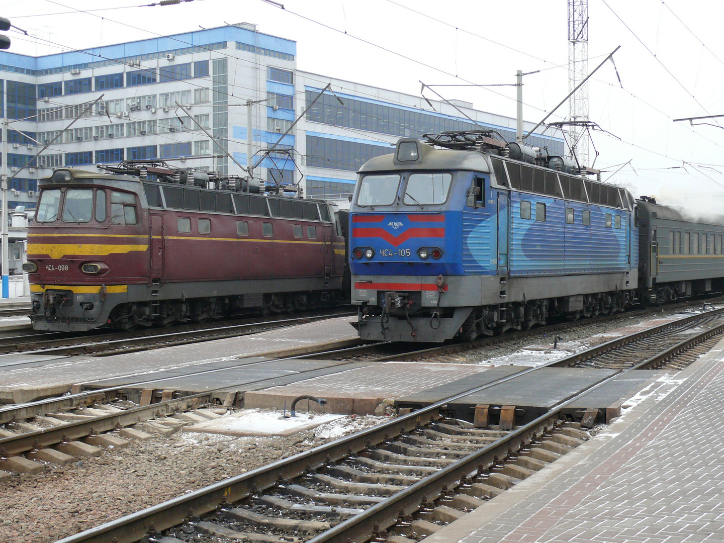 31.12.2007 im Hbf. Kiew