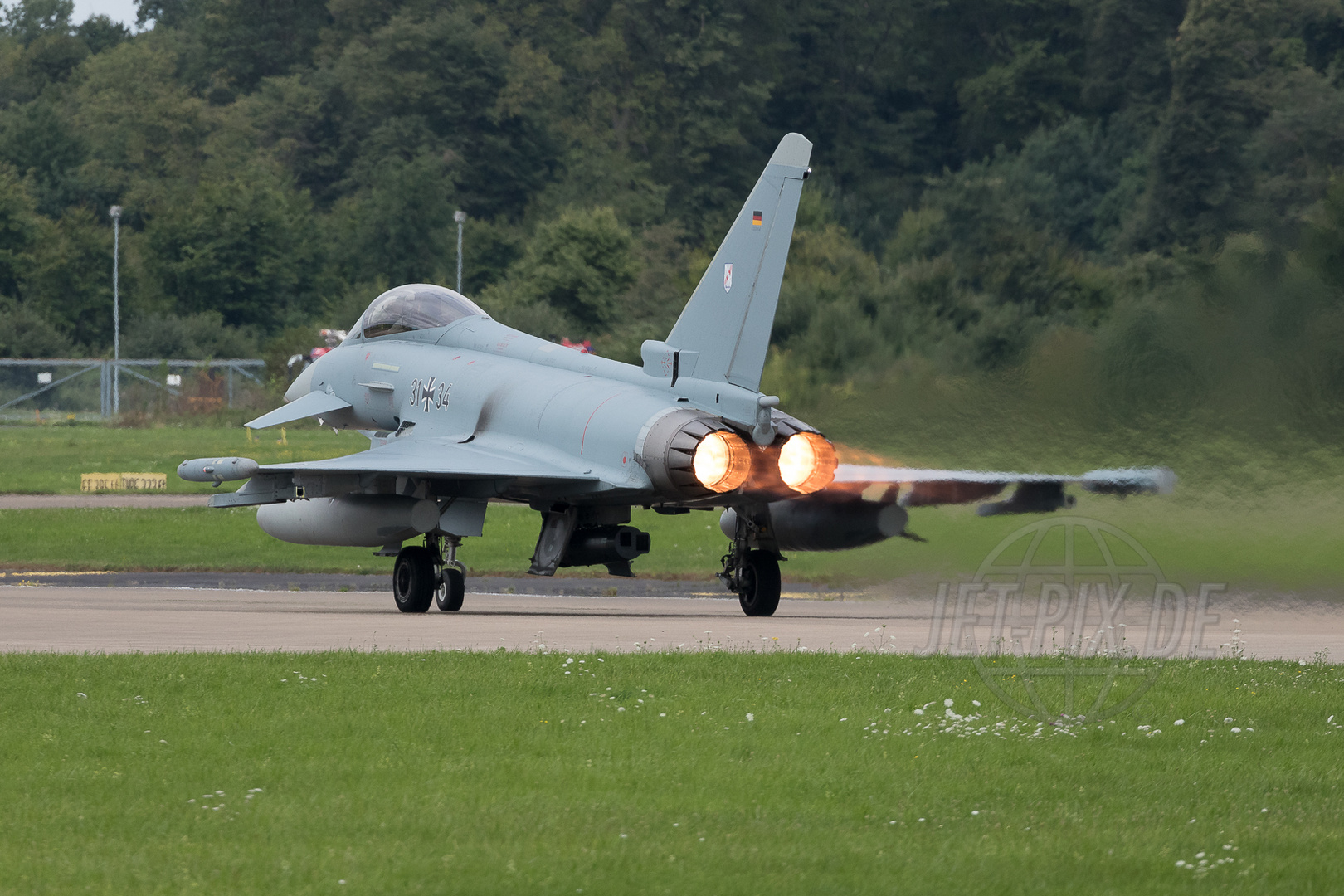 31+34 Eurofighter (EF2000) German Air Force 2017.08.04 (ETNN) Nörvenich