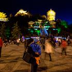 316 - Shangri-La County/Zhongdian - Dancing People At The Market Square