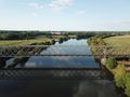 Eisenbahnbrücke über die Weser by nocava