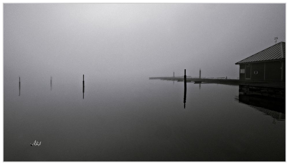 3251  ... Der See im Nebel ....