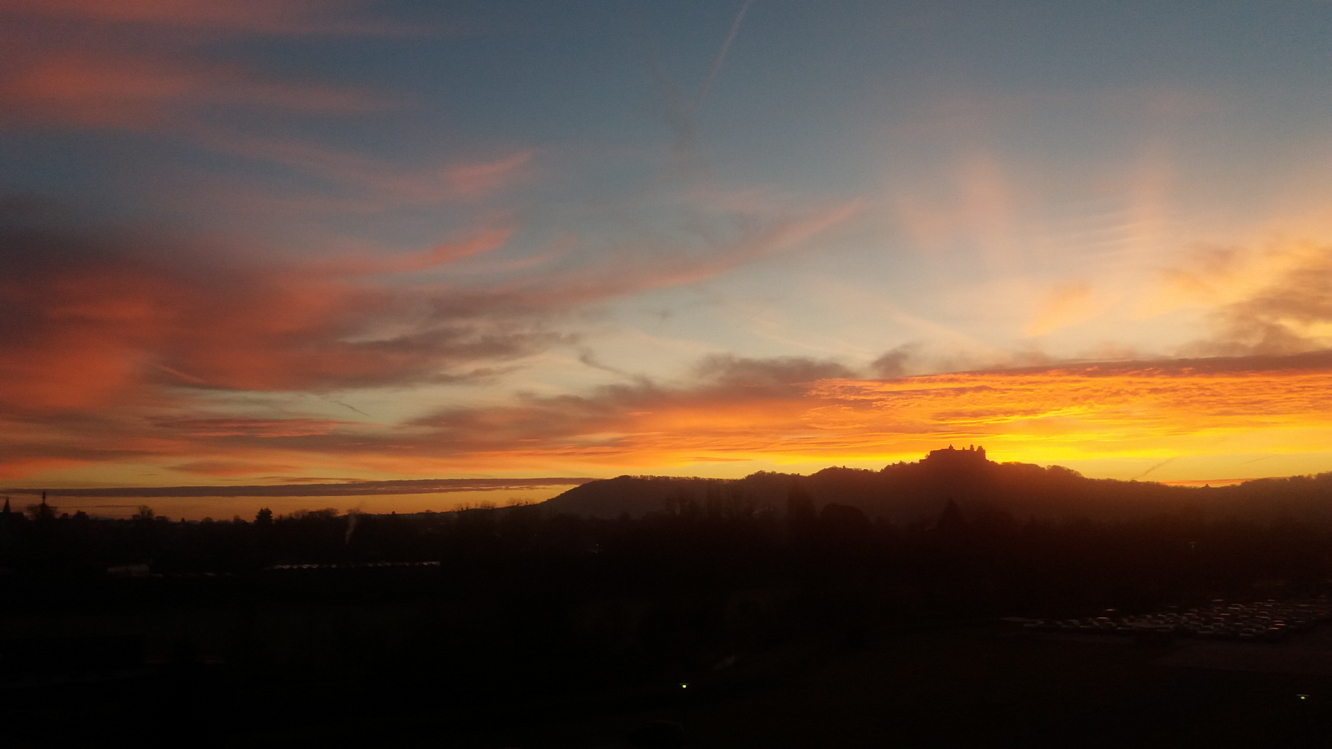 3/3: Sonnenaufgänge am selben Standpunkt an verschiedenen Tagen