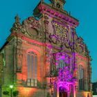 3319S Stadtkirche Bückeburg beleuchtet