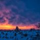 Winterhimmel ber Lechhausen