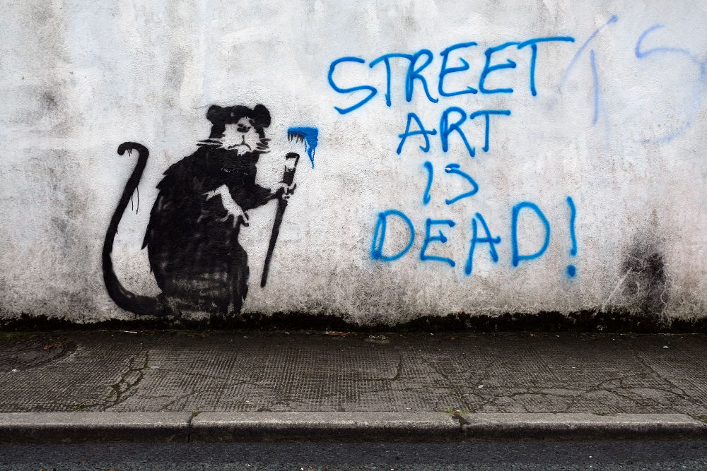 Street Art Is Dead! von R.G.Bilder