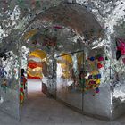 3490M-99M Herrenhäuser Gärten Niki de Saint Phalle Grotte Panorama