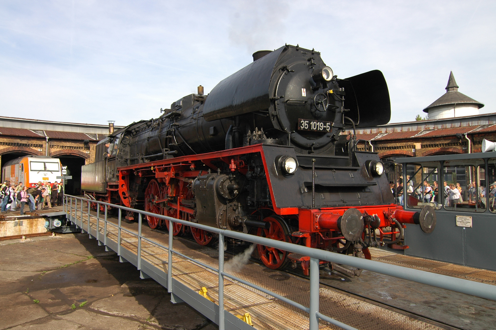 35 1019 beim 9. Berliner Eisenbahnfest