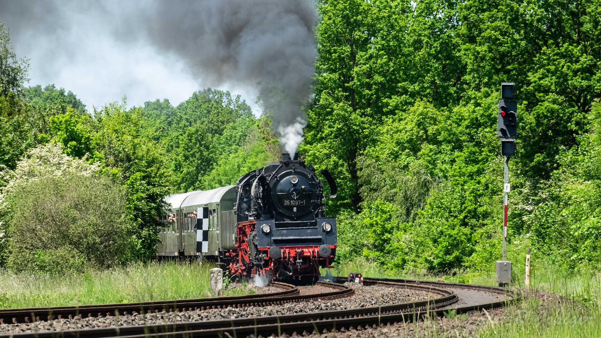 35 1097-1 auf der Schiefen Ebene