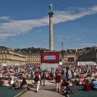 35. ev. Kirchentag auf dem Stuttgarter Schlossplatz vor dem Neuen Schloss