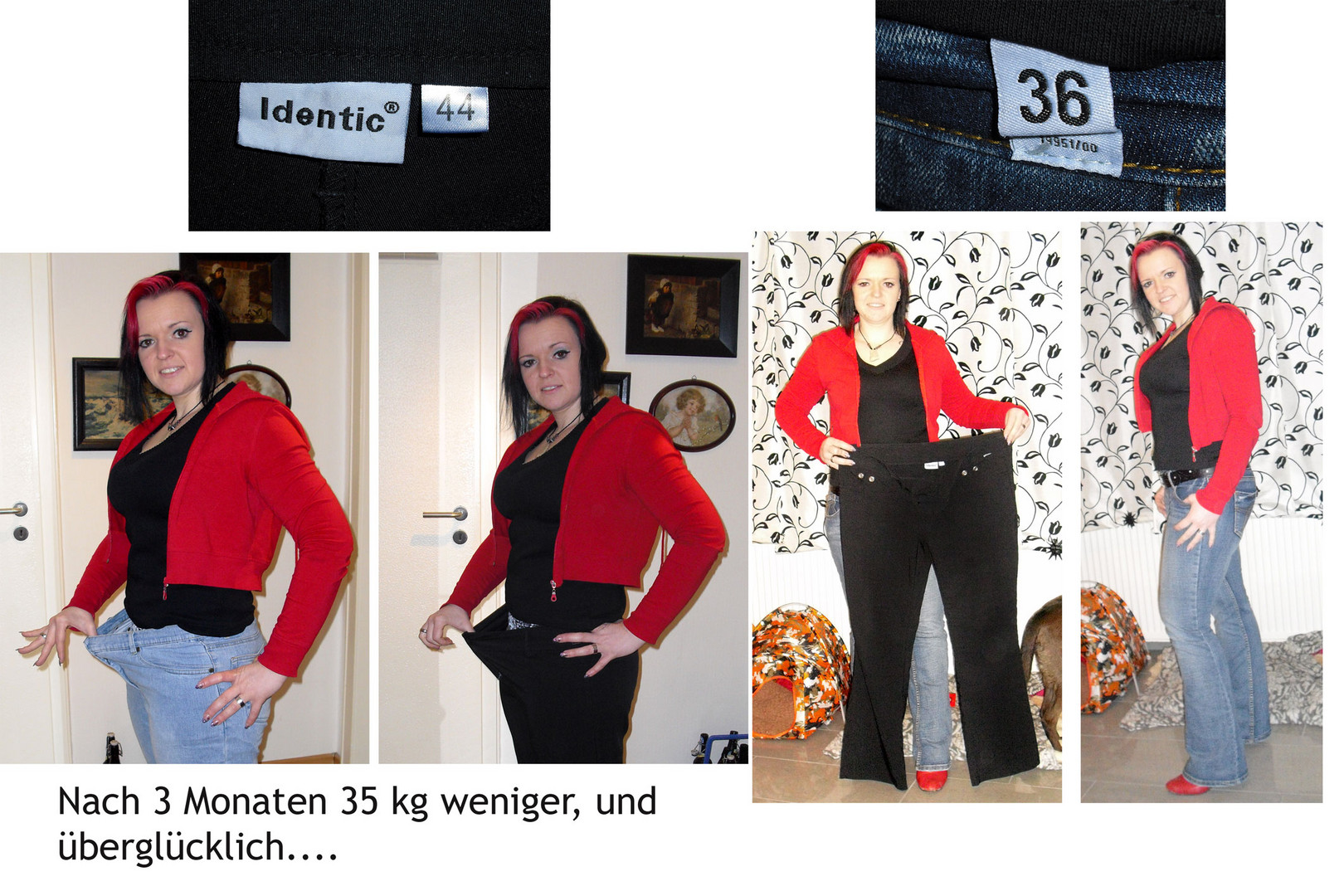 35 kg in 3 Monaten geschafft...............