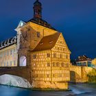 3588sb-96sb Bamberg historisches Rathaus Nacht