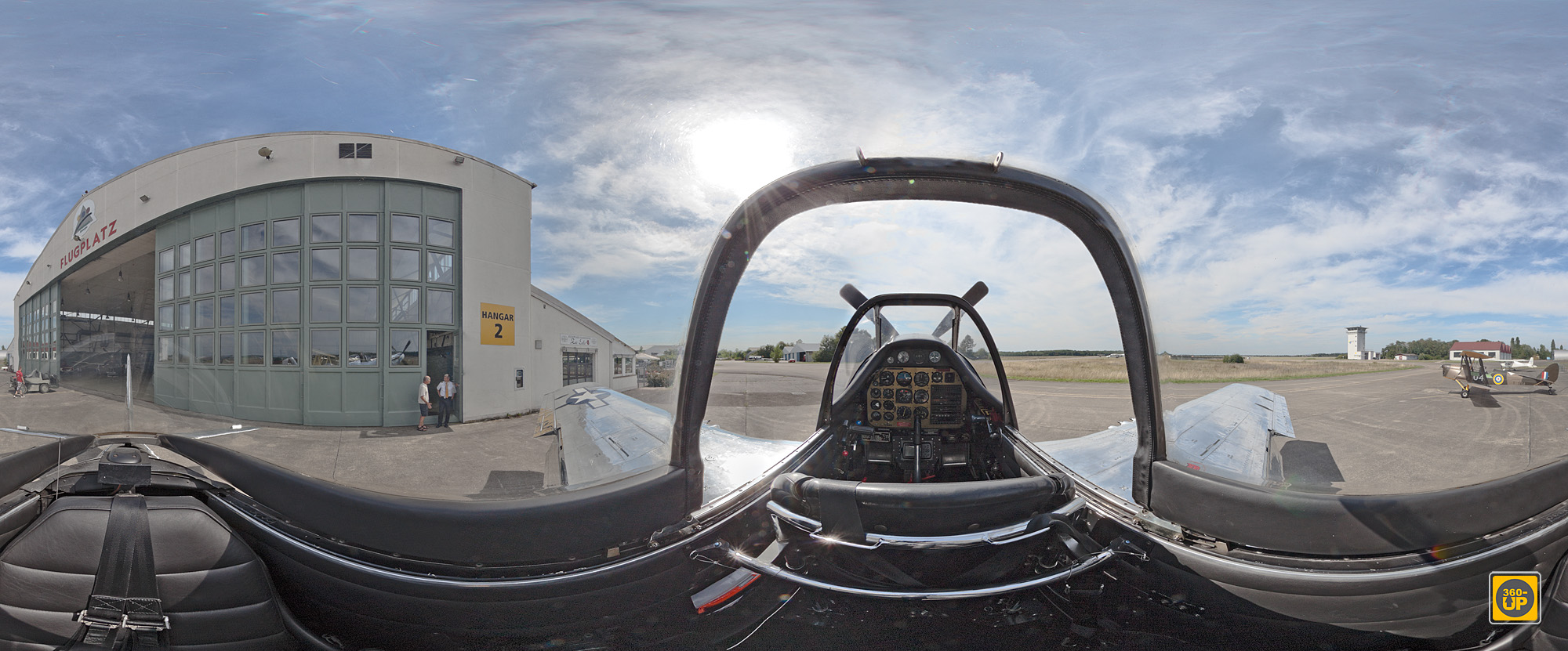 360°-Cockpit-Panorama Mustang P-51 "Lucky Lady VII"