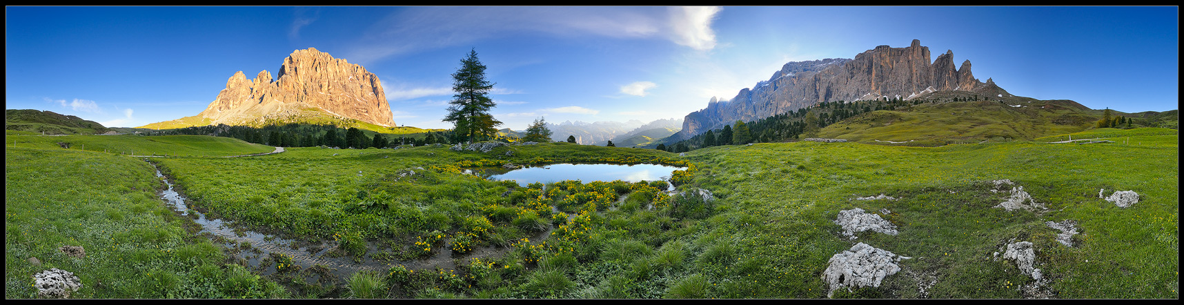 ... 360°-Dolomitenpanorama ...