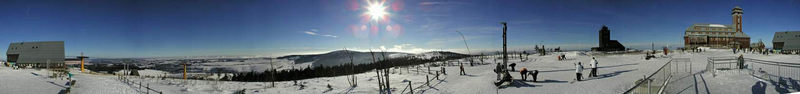 360° Fichtelberg im Winter