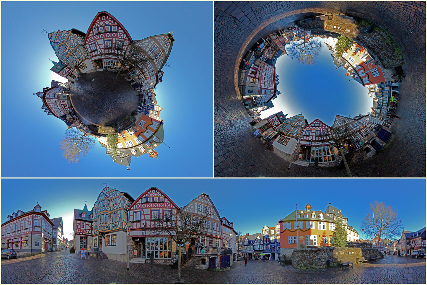 360 Grad Collage König-Adolf-Platz Idstein