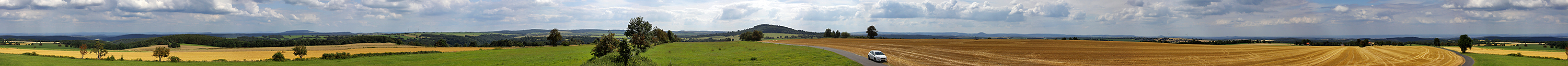 360 Grad komplett von der Oelsener Höhe 644  Meter im Osterzgebirge (Detailpanos anschauen) und...