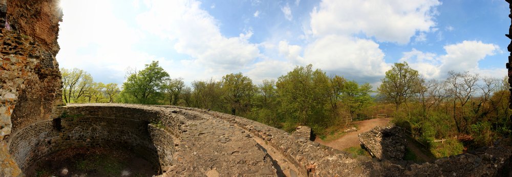 360 Grad Panorama Ruine Tomburg