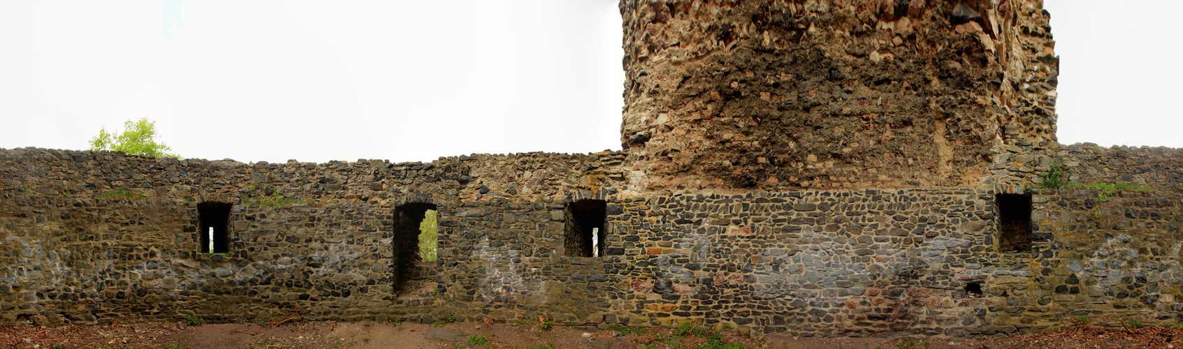 360 Grad Panorama Ruine Tomburg