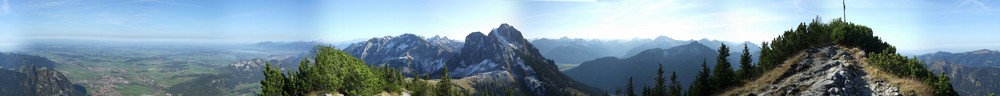 360-Grad-Panorama vom Breitenberg aus